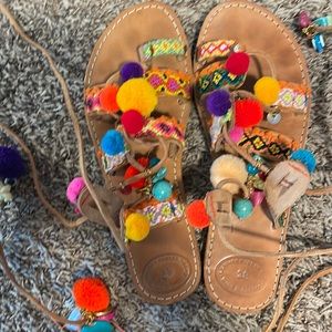 Hand made Greek leather sandals